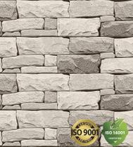 Kit 10 Placas EPS 3D Alto Relevo Textura Revestimento Térmico 50cm