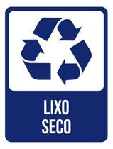 Kit 10 Placas Lixo ul Seco 36X46