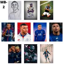 Kit 10 Placas Mbappe Jogador De Futebol 13x20