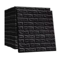 Kit 10 Placas Painel 3d Revestimento Pvc Tijolinho 77 X 70