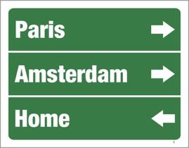 Kit 10 Placas Paris Amsterdam Home 36X46