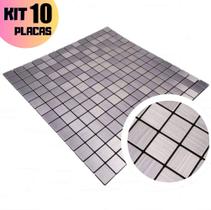 Kit 10 Placas Pastilhas Revestimento Autocolante Parede Lavável Cozinha Banheiro 30x30cm Kit 10 Placas Pastilhas Revestimento Autocolante Parede Lavável Cozinha Banheiro 30x30cm