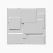 Kit 10 placas pvc 3d revestimento de parede decorativa 25 cm