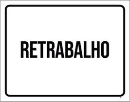 Kit 10 Placas Retrabalho Setor 36X46