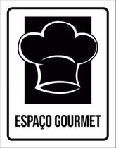 Kit 10 Placas Setor Espaço Gourmet 36X46