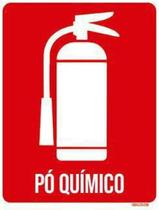 Kit 10 Placas Sinalização Ambiente Hidrante Pó Químico