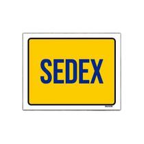 Kit 10 Placas Sinalização Correio Sedex
