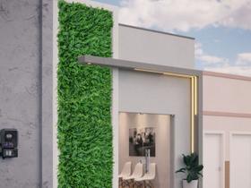 Kit 10 Placas Sintéticas com folhagens verticais realista artificial - proteção contra raios solares