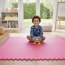 Kit 10 Placas Tatame Tapete EVA 50x50cm 10mm Linha Econômica Pq Defeito Piso Antiderrapante para Academia Treinos Pilates Yoga Área Infantil bebe