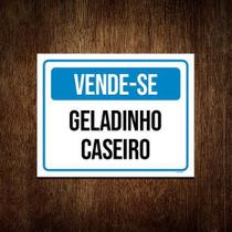 Kit 10 Placas Vende-Se Geledinho Caseiro