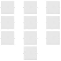 Kit 10 plafon de led quadrado borda infinita 12w 4000k branco neutro galaxy Kit 10 plafon de led quadrado borda infinita 12w 4000k branco neutro galaxy