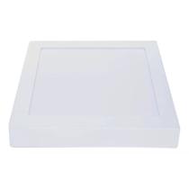 Kit 10 Plafons de Sobrepor Driver Ext. Quadrado Sambaled 24W