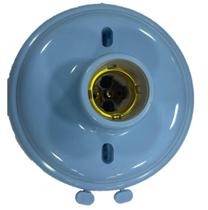 Kit 10 plafons plas soq porc e-27 azul