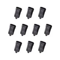 Kit 10 Plug 2P+T 20A-250V PB Fêmea Tmd2-3 Preto Margirius