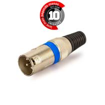 Kit 10 Plug Kanon Macho - Azul