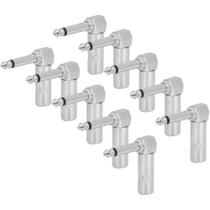 Kit 10 Plug P10 em L 90 Mono Profissional Kit 10 Plug P10 em L 90 Mono Profissional