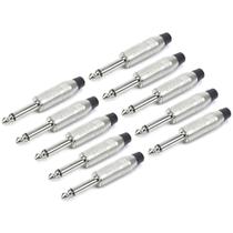 Kit 10 Plug P10 Mono Sa2x C/ Baquelit Qualidade Santo Angelo