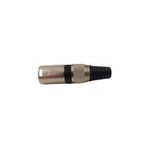 Kit 10 plugs conector xlr canon macho/femea microfone