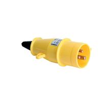 Kit 10 Plugue 2p+t 16a 110/130v Amarelo - N3074 - Steck