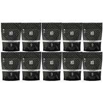 Kit 10 Pó Descolorante Black Carbon Profissional 9 Tons Efeito Rápido Yama Refil 300g