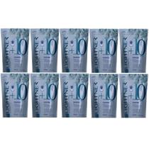Kit 10 Po Descolorante Diamond Cless Lightner Plex Dust Free Protecao Fios 10 Tons Profissional 300g