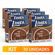 Kit 10 Pó para Pudim De Chocolate Linea 25g