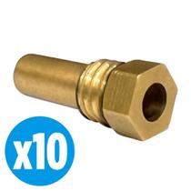 kit 10 Poço Sensor Termométrico Latão Aquecedor Solar kit 10 Poço Sensor Termométrico Latão Aquecedor Solar