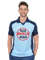 Kit 10 Polos Com Sua Marca Estampada Na Frente e Costas