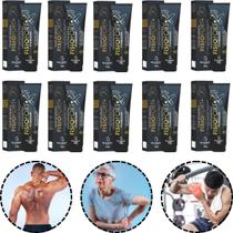 Kit 10 Pomada Preta Premium Anti-Inflamatória Alivio Corporal Imediato 150g Original Bisnaga