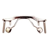 Kit 10 Pontes Metal Para Óculos Aço Inox - Prata Brilhante