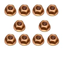 Kit 10 Porcas Cobre Zafira, Vectra, Astra, Motor 16 Válvulas