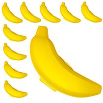 Kit 10 Porta Banana para Levar no Trabalho Escola e Passeio