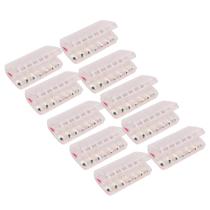 Kit 10 Porta Comprimidos Noite e Dia Organizador Semanal de Medicamentos Sanremo Prático