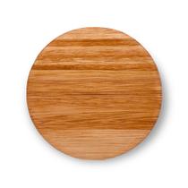 Kit 10 Porta Copos Redondos Madeira Eucalipto 10cm WoodSpot