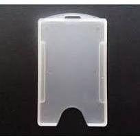 Kit 10 Porta Crachá Universal Transparente Vertical Rígido