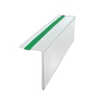 Kit 10 Porta Etiqueta Para Prateleira Gancho Lojas PVC 7x4cm