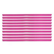 Kit - 10 Porta Etiqueta Simples Rosa Com Acrílico New Plus/plus - sa Gôndolas Kit - 10 Porta Etiqueta Simples Rosa Com Acrílico New Plus/plus - sa Gôndolas
