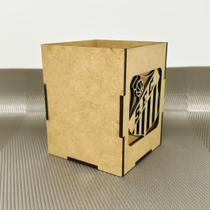 Kit 10 Porta Lápis Santos MDF Lembrancinha Times Kit 10 Porta Lápis Santos MDF Lembrancinha Times