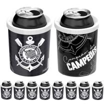 Kit 10 Porta Latas Corinthians Timão Revenda Atacado e Bares