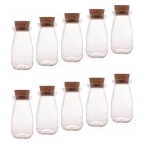 Kit 10 Porta Mantimento Mini de Vidro com Rolha 100ml Lyor Kit 10 Porta Mantimento Mini de Vidro com Rolha 100ml Lyor