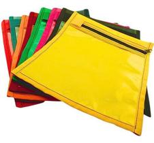 Kit 10 Porta Ordem Serviços Ótica Envelope Com Ziper - Cinza