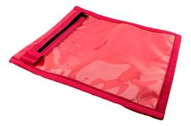 Kit 10 Porta Ordem Serviços Ótica Envelope Ziper - Vermelho