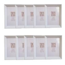 KIT 10 Porta Retrato 10x15cm Brooklyn Vertical Horizontal