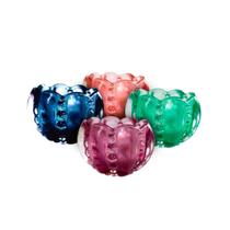 Kit 10 Porta Velas Castiçal Flor de Vidro Colorido Decoração Kit 10 Porta Velas Castiçal Flor de Vidro Colorido Decoração