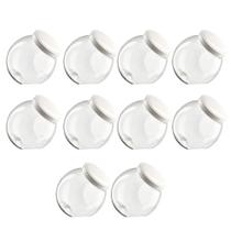 Kit 10 Pote Baleiro Grande 3lt Tampa Branca Porta Mantimentos Kit 10 Pote Baleiro Grande 3lt Tampa Branca Porta Mantimentos