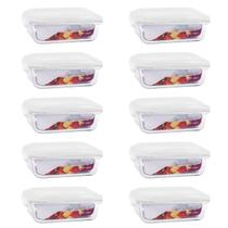 Kit 10 Pote De 1040 Ml Com Tampa Trava Hermética Para Alimentos Kit 10 Pote De 1040 Ml Com Tampa Trava Hermética Para Alimentos