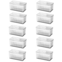 Kit 10 Pote Organizador Alimentos Geladeira C/ Cesto Dry