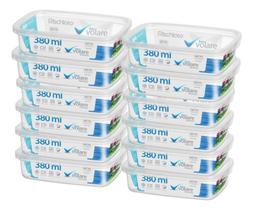 Kit 10 Pote Retangular 380ml Armazenamento Alimento S/ Bpa Kit 10 Pote Retangular 380ml Armazenamento Alimento S/ Bpa