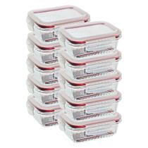 Kit 10 Pote Vidro Hermético 370ml Mantimento Marmita Fitne Kit 10 Pote Vidro Hermético 370ml Mantimento Marmita Fitne