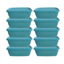 Kit 10 Potes 1.150 Litros Vasilhas De Alimentos Mantimentos Marmita